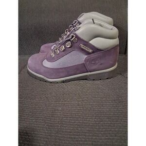 Timberland Women's Euro Hiker Waterproof Boots Womens 7 Purple Youth 5